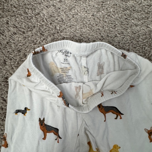 Kyte Baby Toddler Dog Print Shorts - White, 3T, EUC - Picture 3 of 3